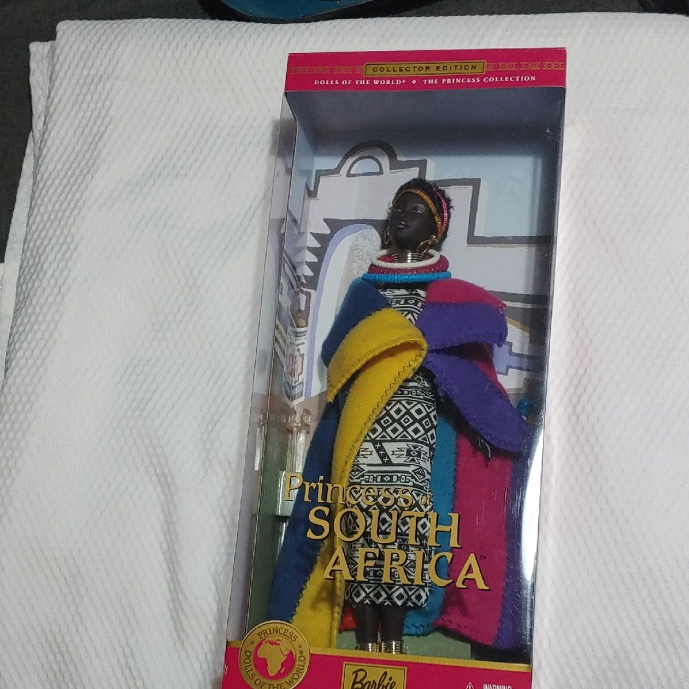 Barbie Dolls of The World Collection Princess of South African Barbie Doll NRFB